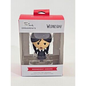 Hallmark Christmas Tree Ornament The Addams Family Wednesday Addams Figurine NEW